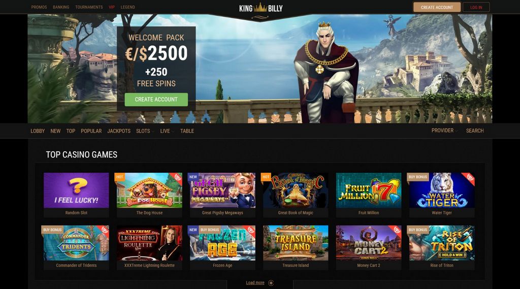 Review of King Billy Gambling Enterprise: Rate of Withdrawals Review of King Billy Gambling Enterprise: Rate of Withdrawals